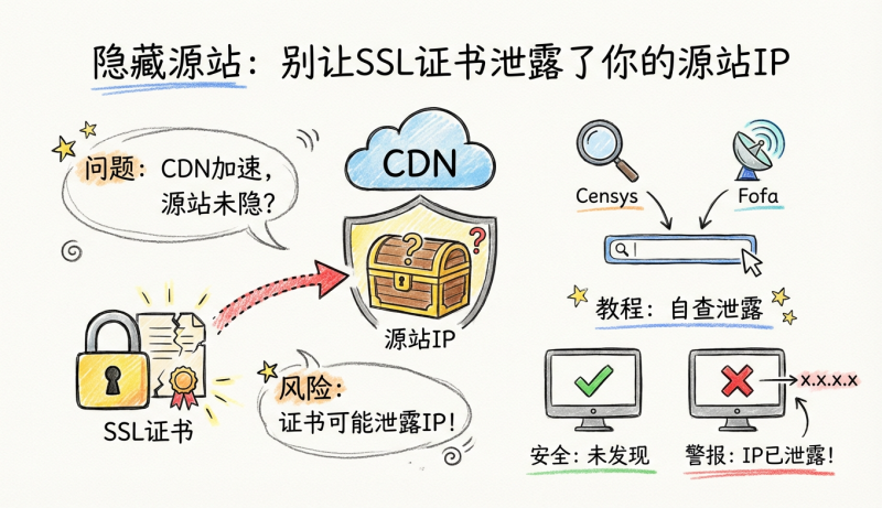 【隐藏源站】别让SSL证书泄露了你的源站IP-松鼠博客