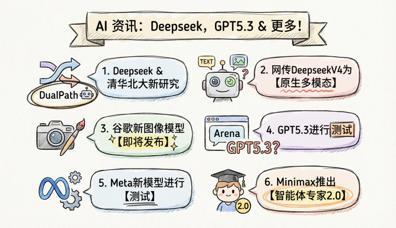 Deepseek联合清华北大推出DualPath，GPT5.3疑似在Arena中测试-松鼠博客